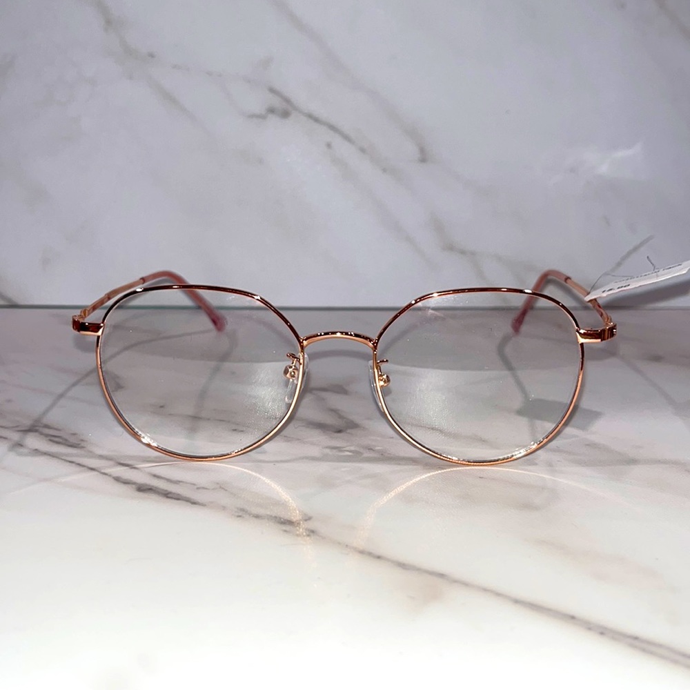 NEW BP rose gold glasses